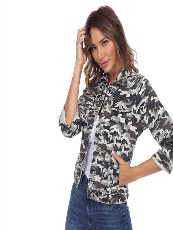 Camo Denim Jacket