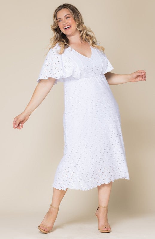 Lucy Eyelet Maxi Dress