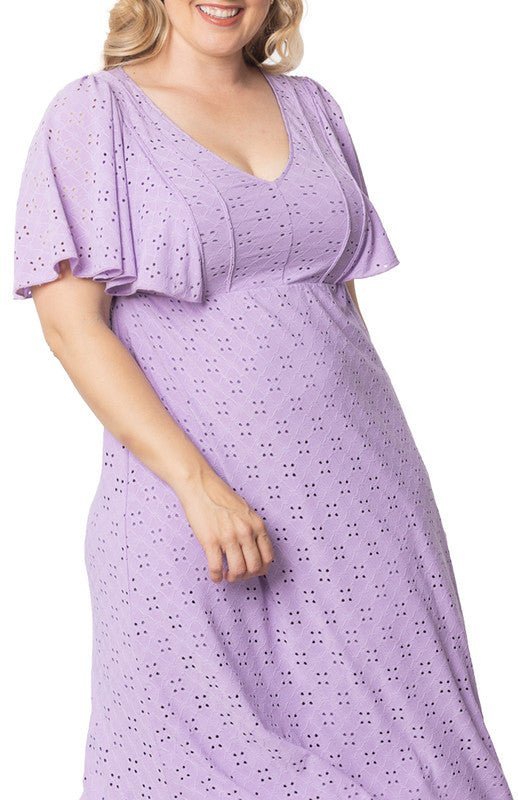 Lucy Eyelet Maxi Dress