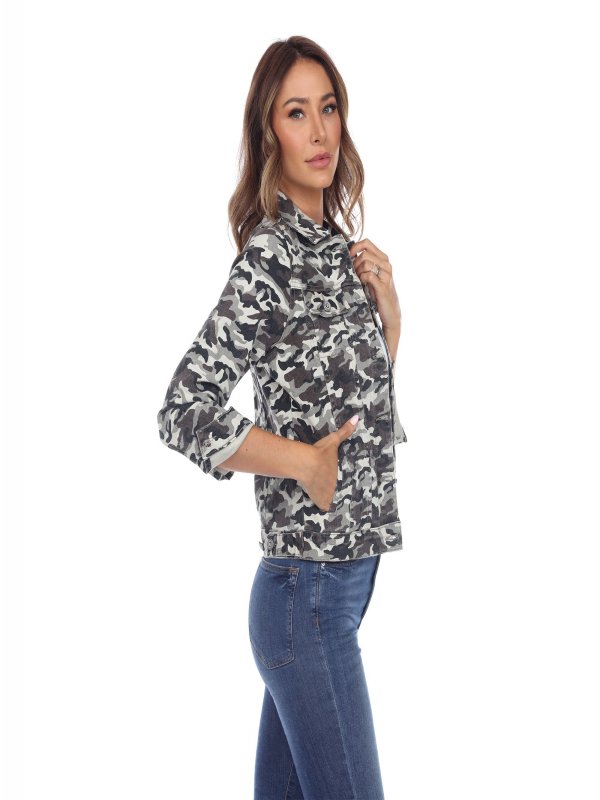 Camo Denim Jacket