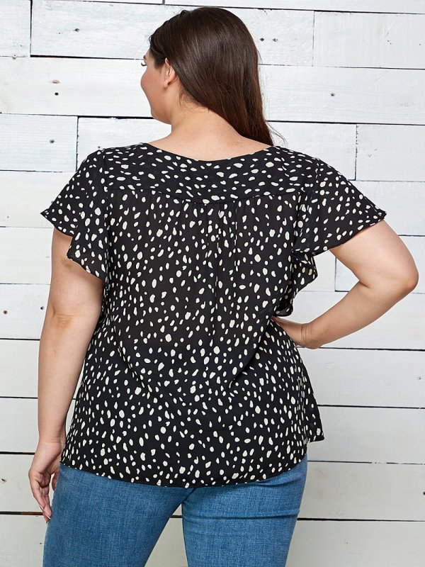 Wing Sleeve Trapeze Popover