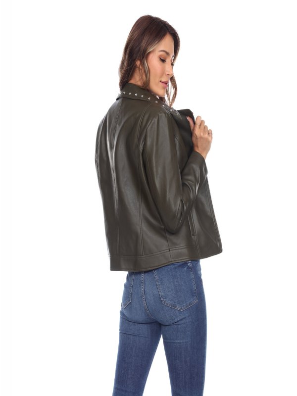 PU Faux Leather Jacket