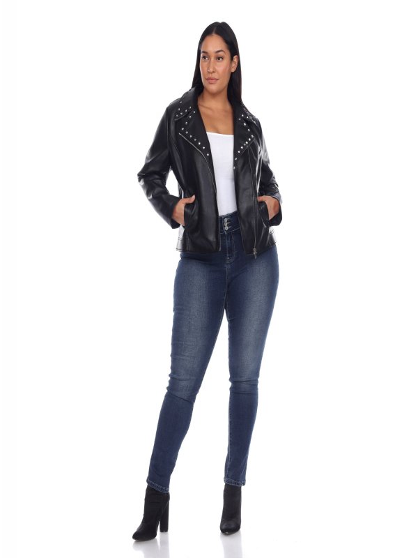 PU Faux Leather Jacket