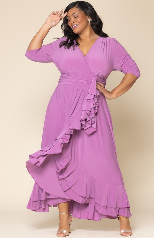 Veronica Ruffled Evening Gown