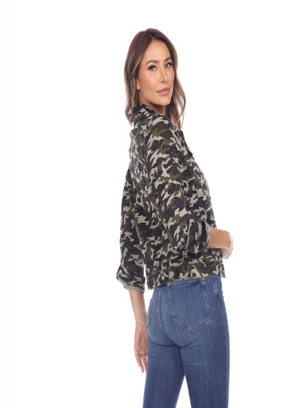 Camo Denim Jacket