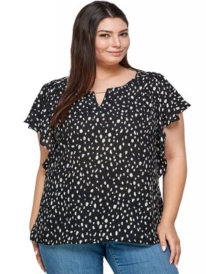 Wing Sleeve Trapeze Popover