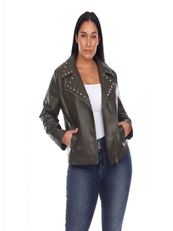 PU Faux Leather Jacket