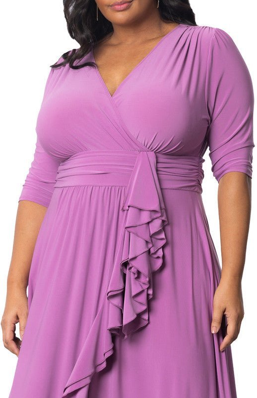 Veronica Ruffled Evening Gown