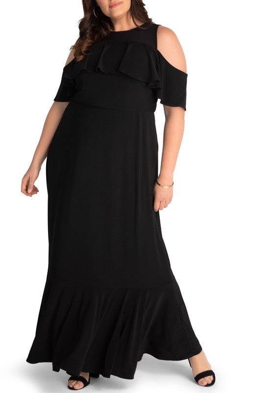 Piper Cold Shoulder Maxi Dress