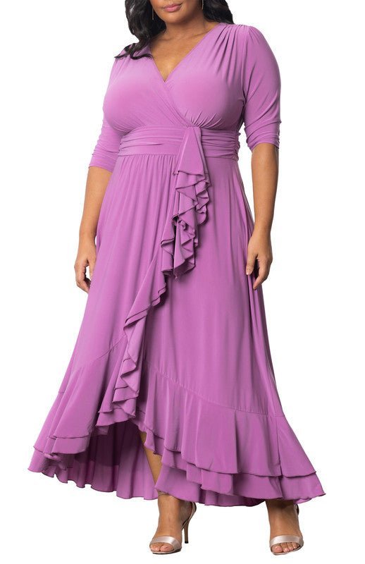Veronica Ruffled Evening Gown