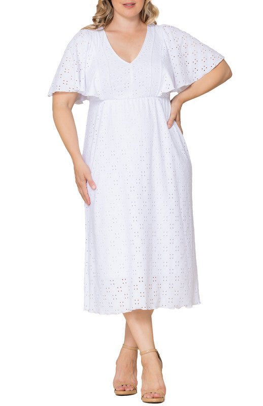 Lucy Eyelet Maxi Dress
