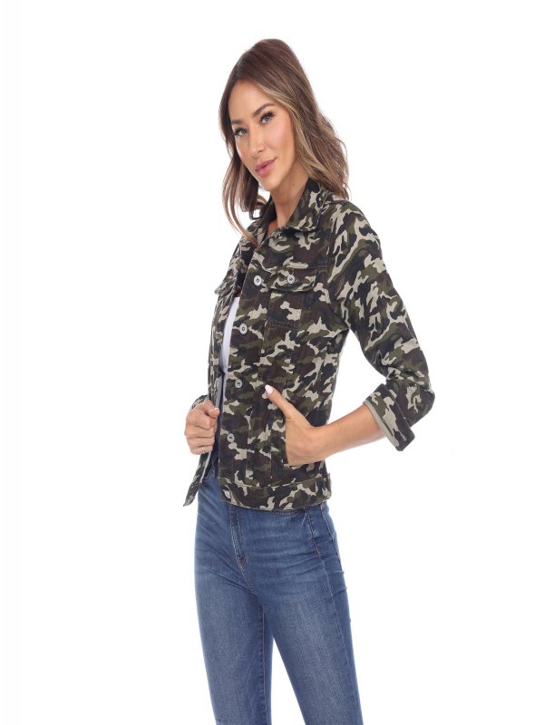 Camo Denim Jacket